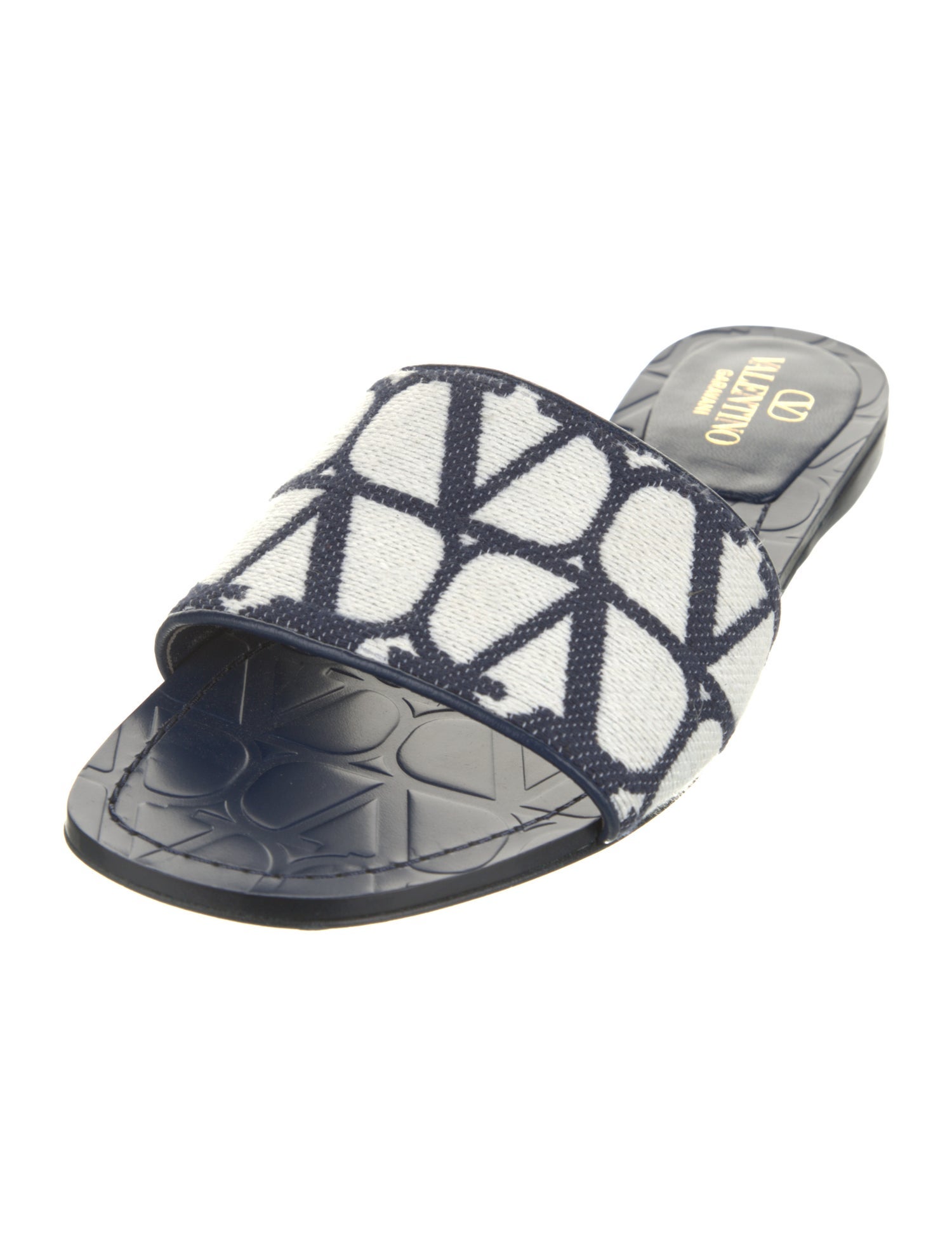 Valentino Canvas Printed Flats