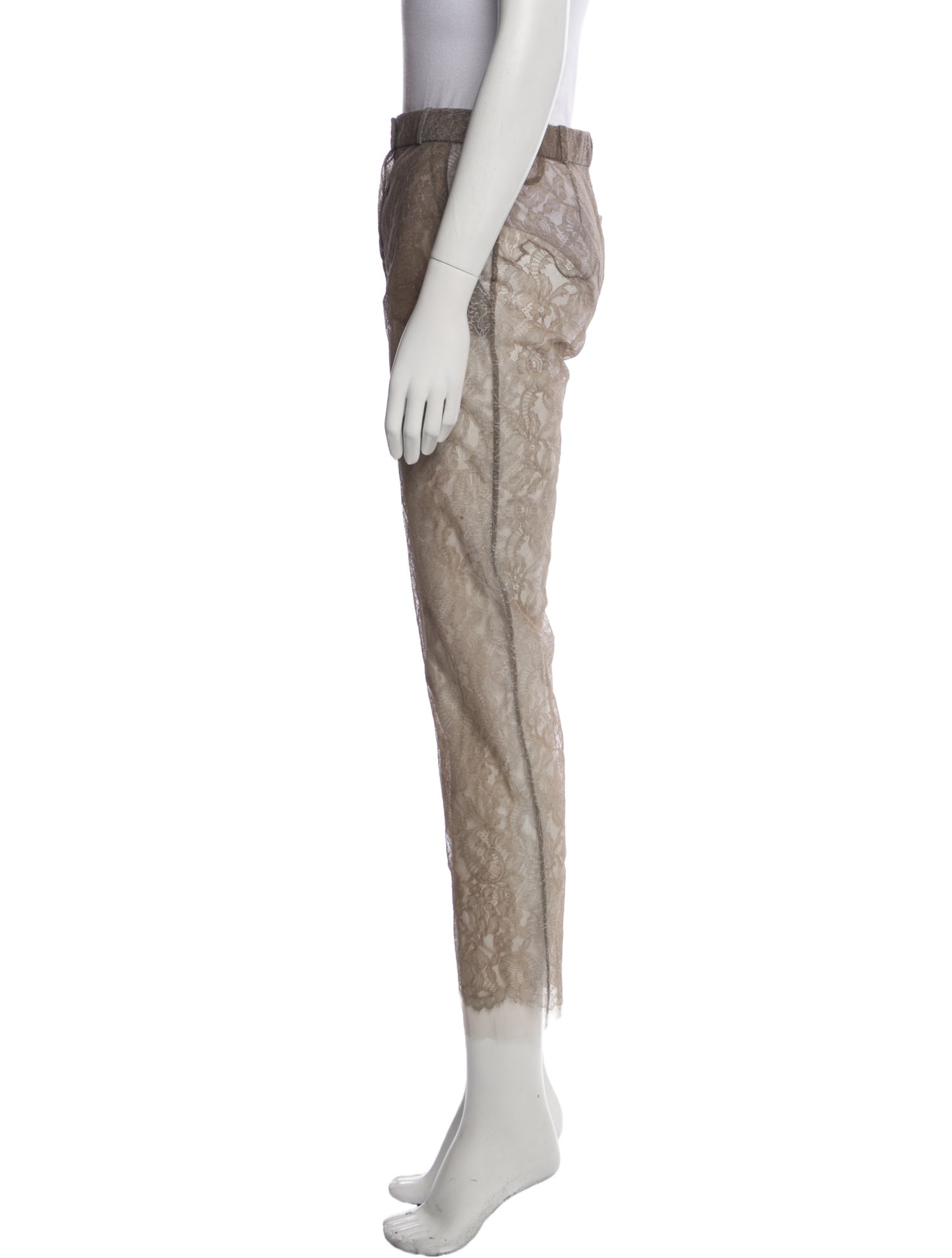 Valentino Lace Skinny Leg Pants