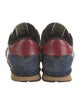 Valentino Rockstud Accents Suede Sneakers