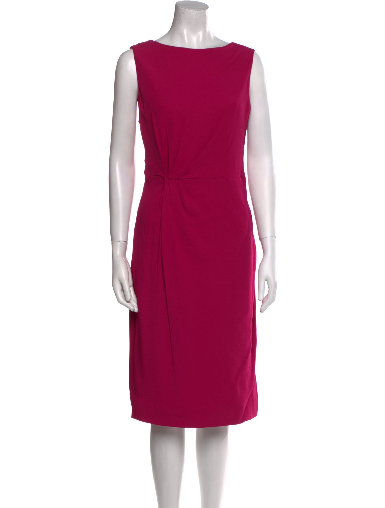 Valentino Bateau Neckline Midi Length Dress