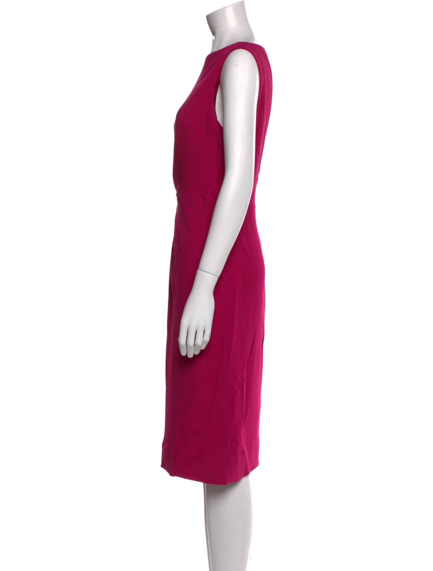 Valentino Bateau Neckline Midi Length Dress