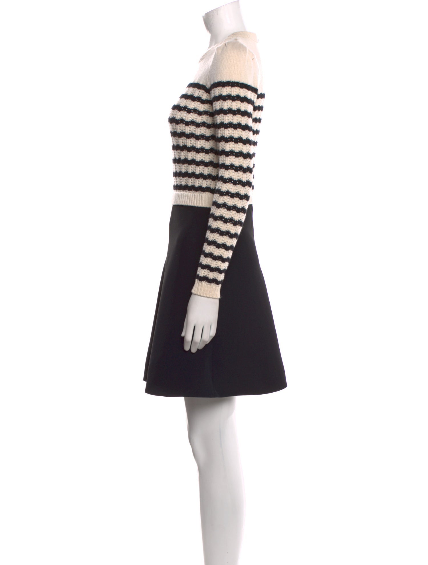 Valentino Striped Mini Dress