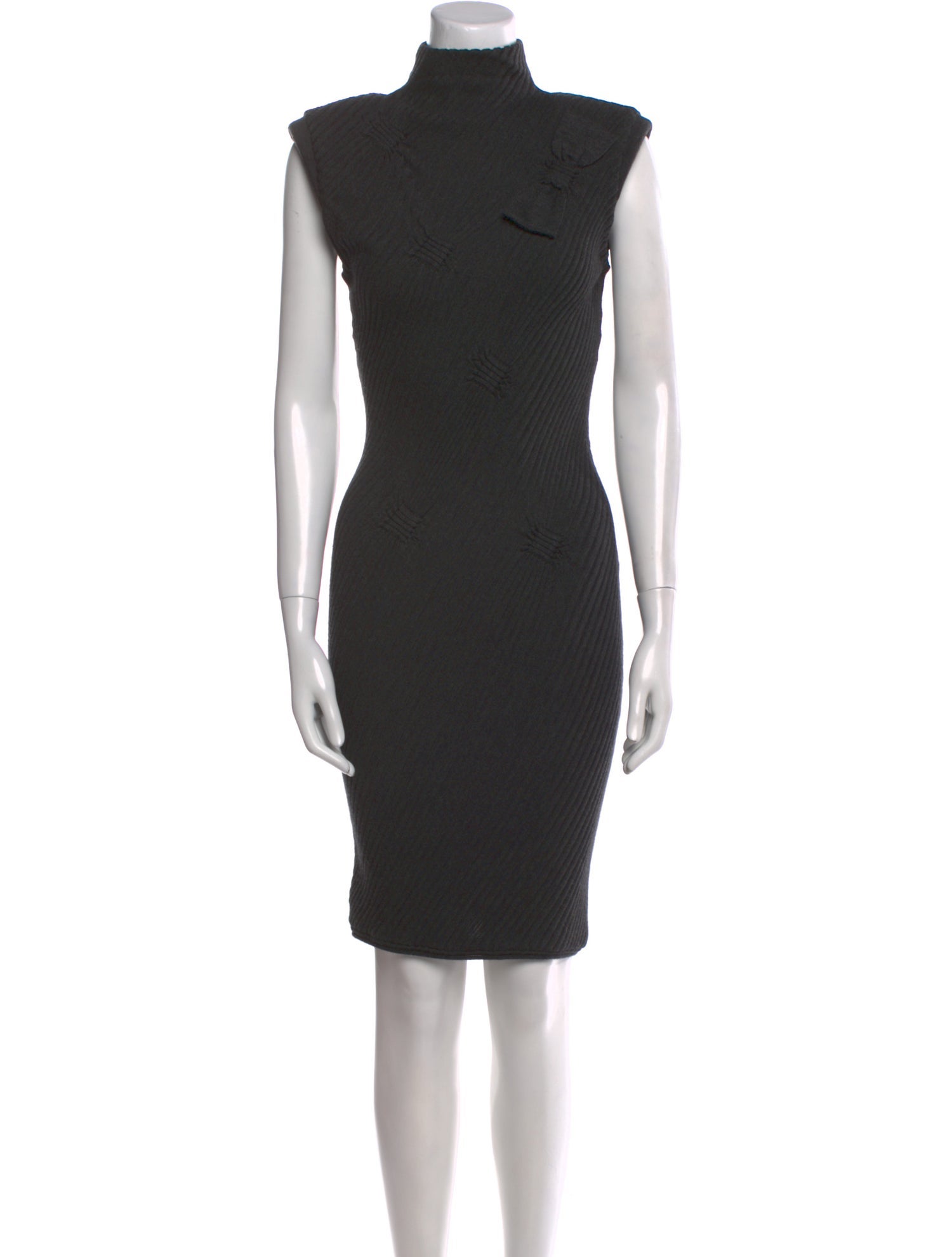 Valentino Turtleneck Knee-Length Dress