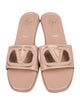 Valentino Leather Slides
