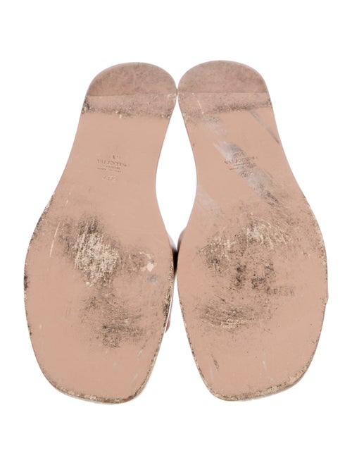 Valentino Leather Slides