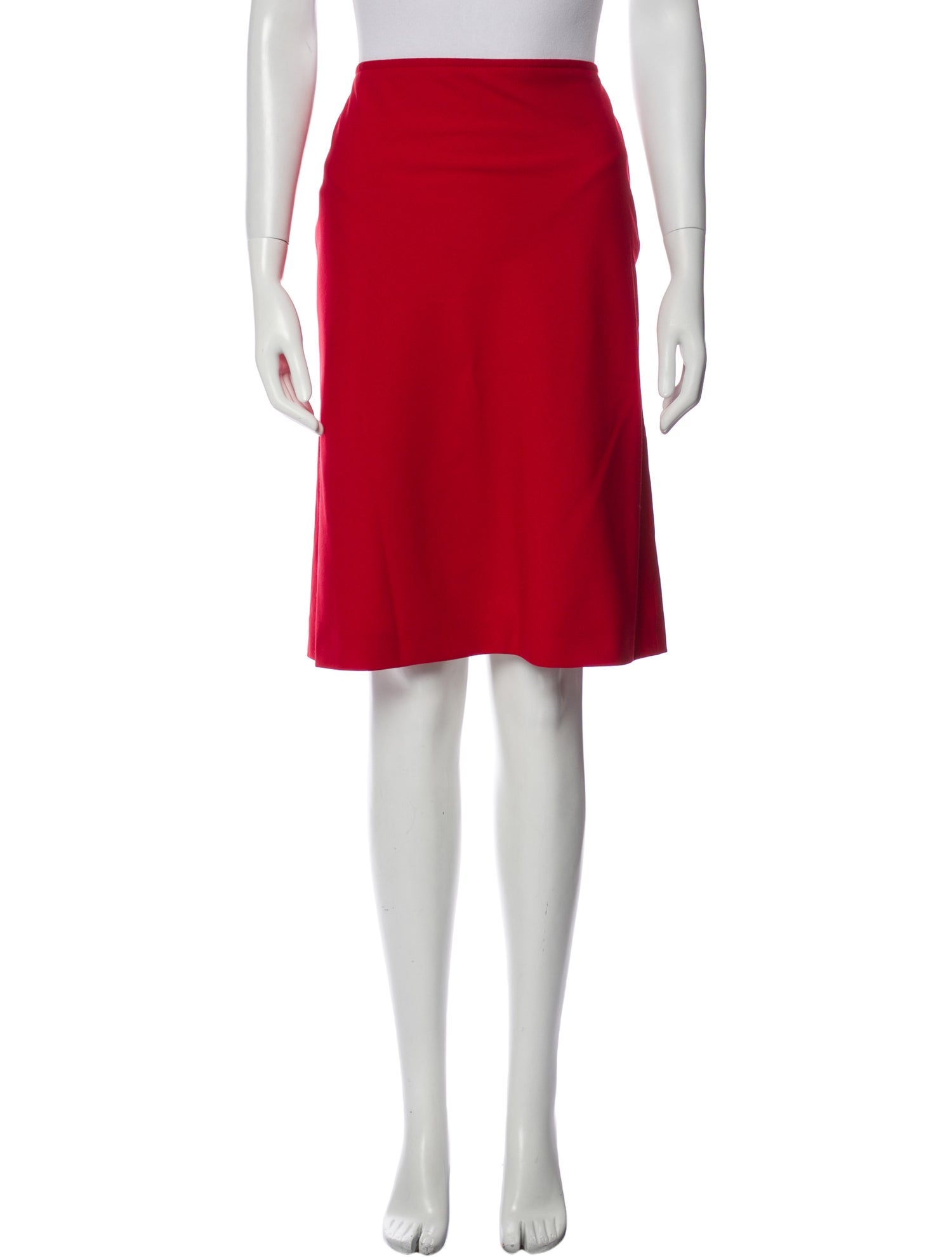 Valentino Virgin Wool Knee-Length Skirt