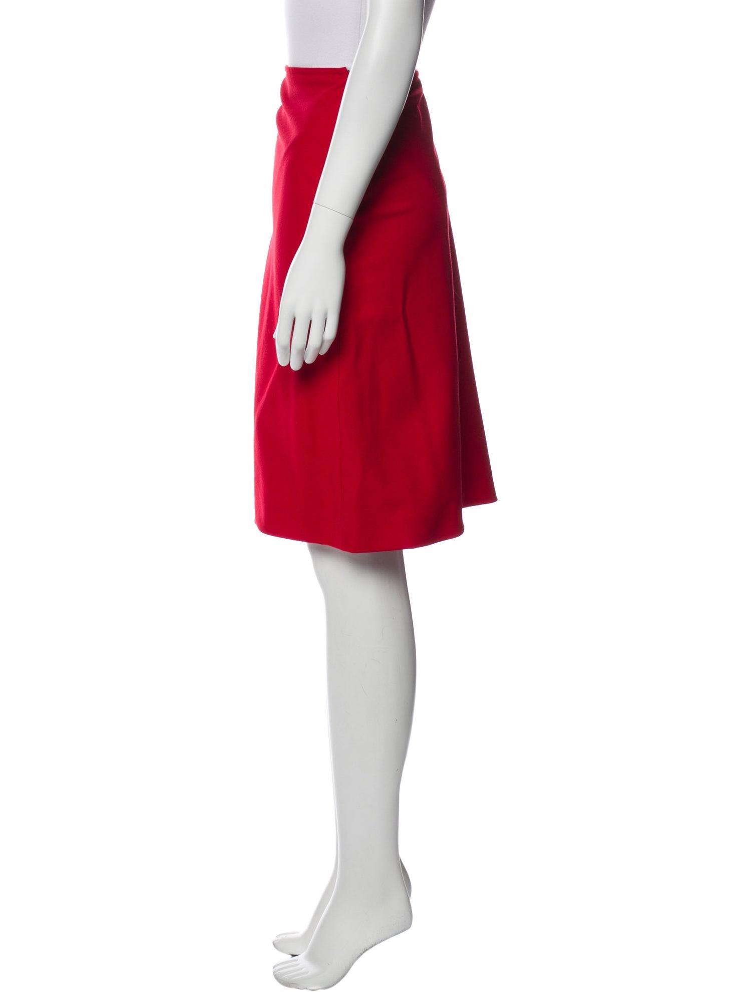 Valentino Virgin Wool Knee-Length Skirt