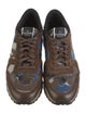 Valentino Rockstud Accents Leather Athletic Sneakers