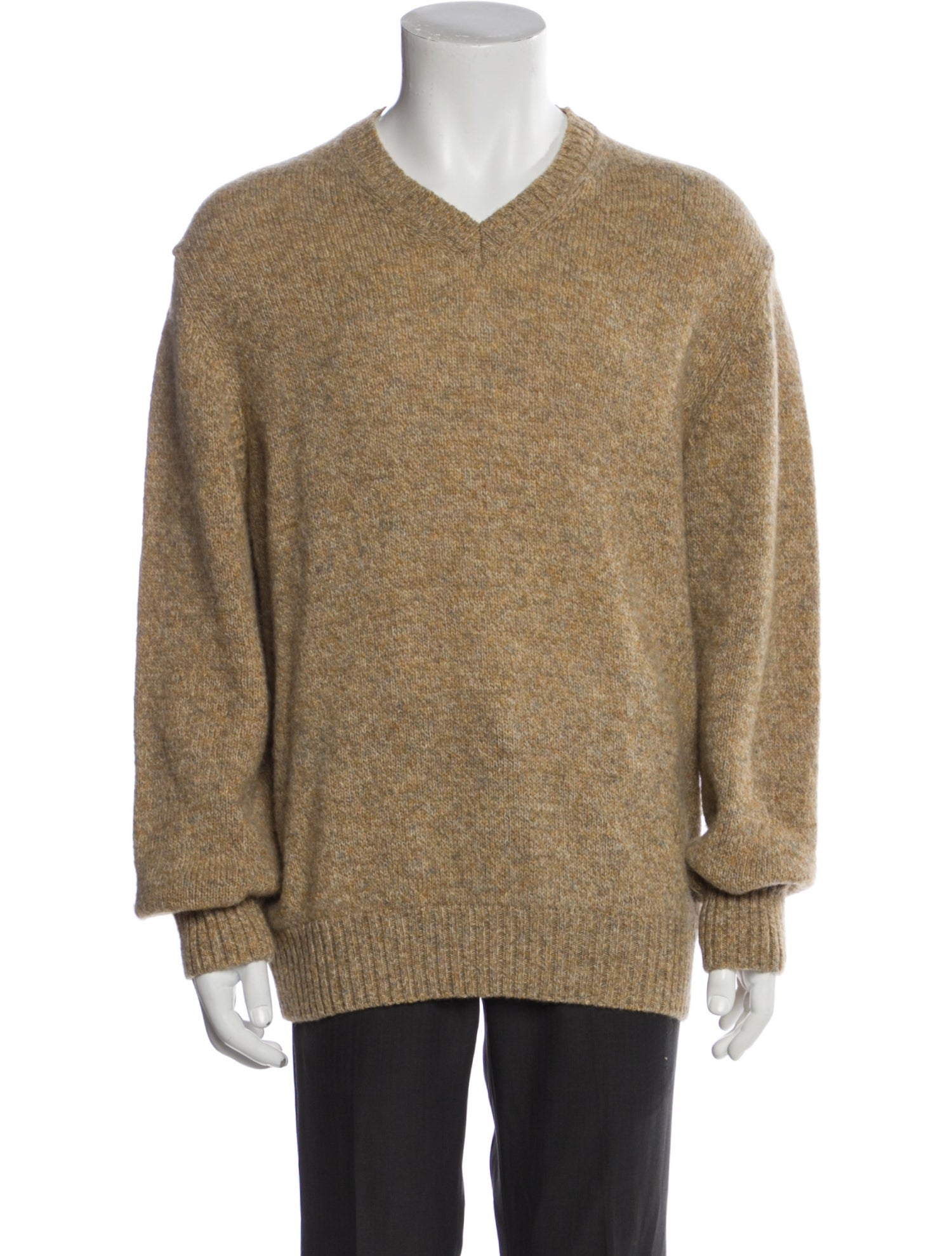 Valentino Virgin Wool V-Neck Pullover