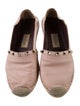 Valentino Rockstud Accents Leather Espadrilles