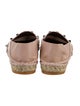 Valentino Rockstud Accents Leather Espadrilles