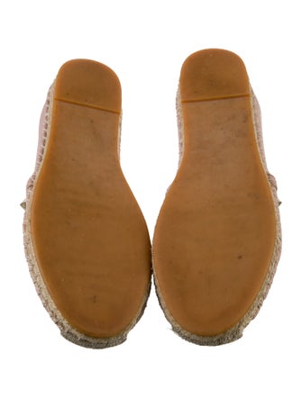 Valentino Rockstud Accents Leather Espadrilles