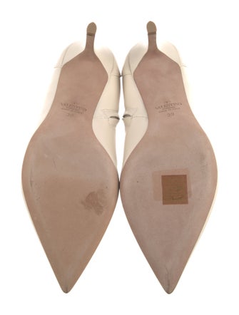 Valentino Rockstud Accents Leather Boots