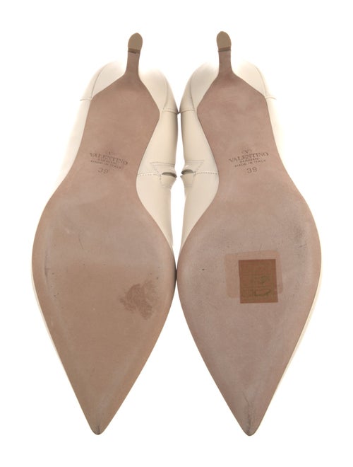 Valentino Rockstud Accents Leather Boots