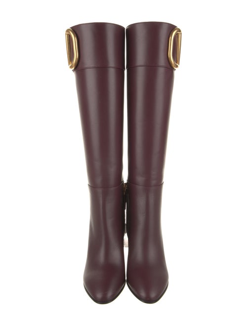 Valentino Leather Riding Boots
