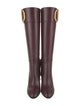 Valentino Leather Riding Boots