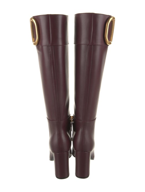 Valentino Leather Riding Boots