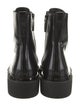 Valentino Leather Combat Boots