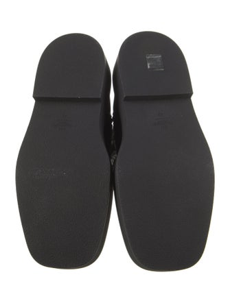 Valentino Leather Combat Boots