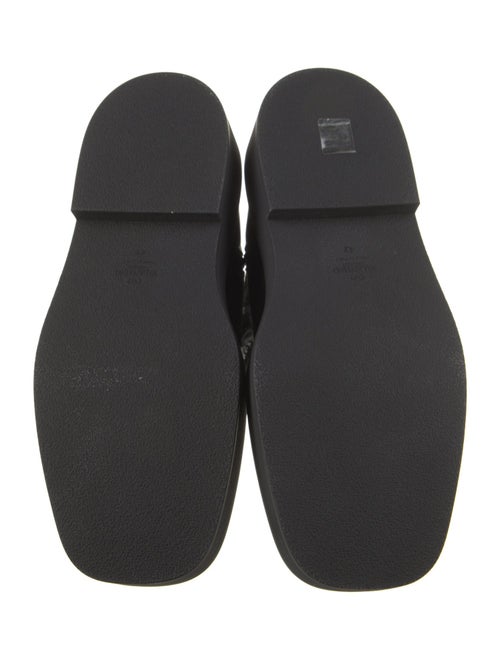 Valentino Leather Combat Boots