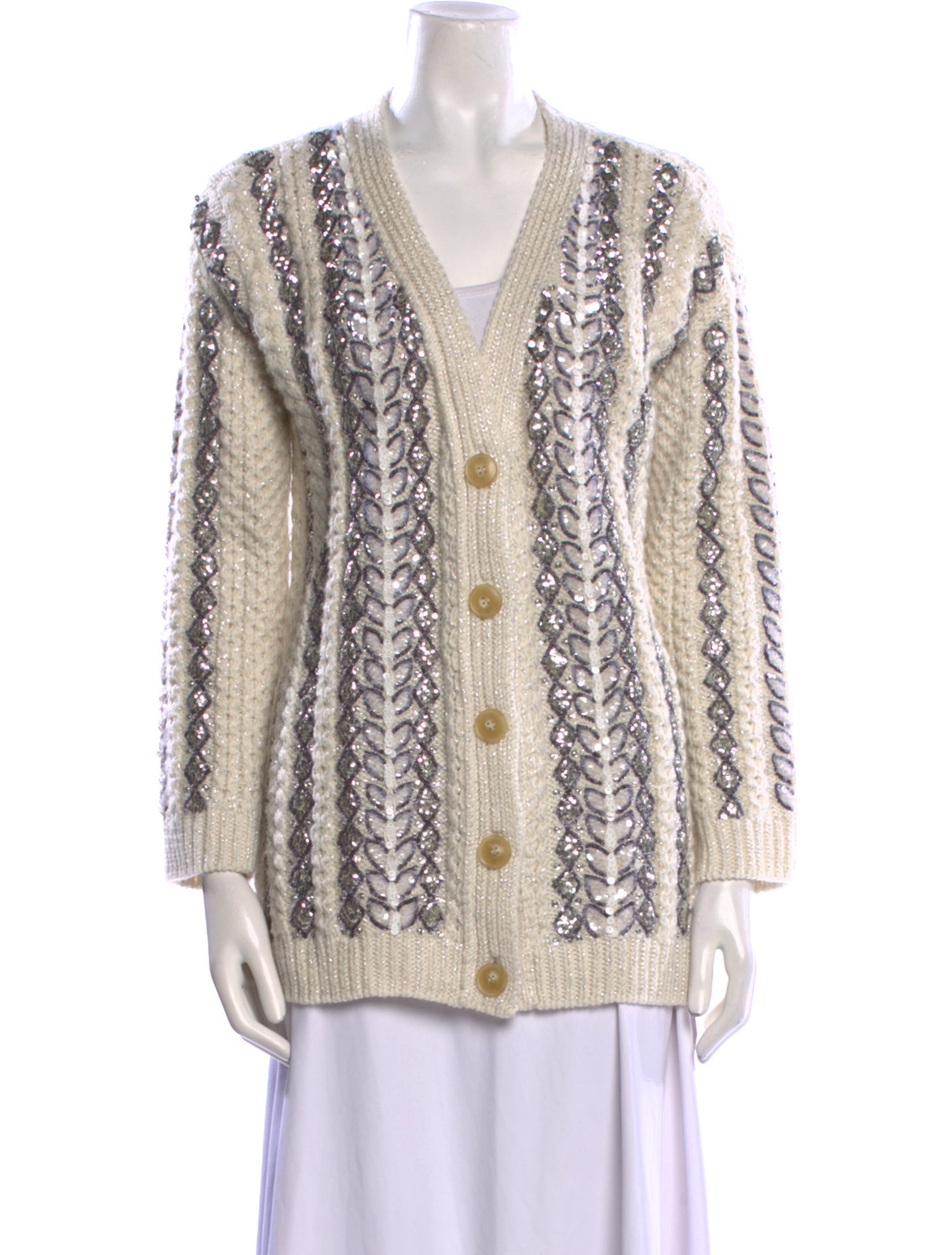 Valentino Wool Printed Sweater