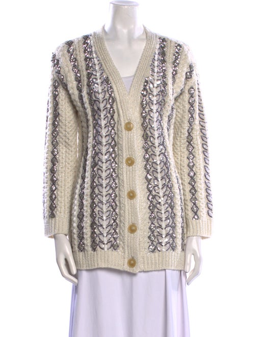 Valentino Wool Printed Sweater