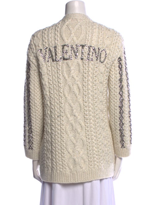 Valentino Wool Printed Sweater