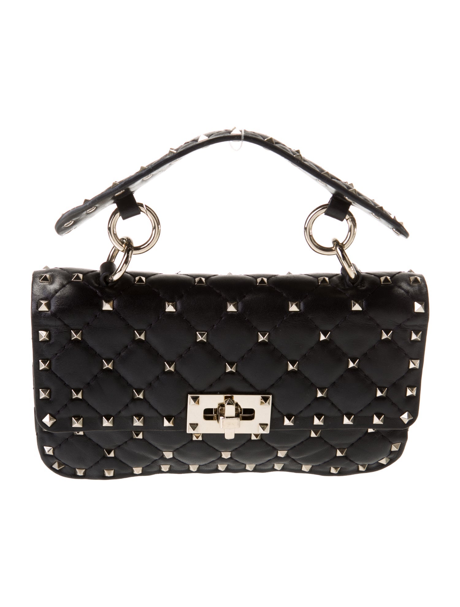 Valentino Rockstud Top Handle Bag