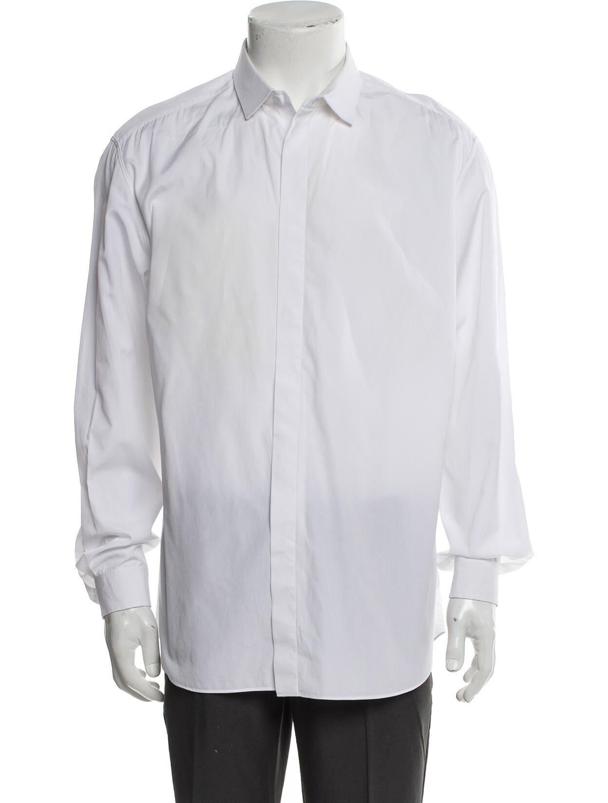 Valentino Rockstud Accents Long Sleeve Dress Shirt