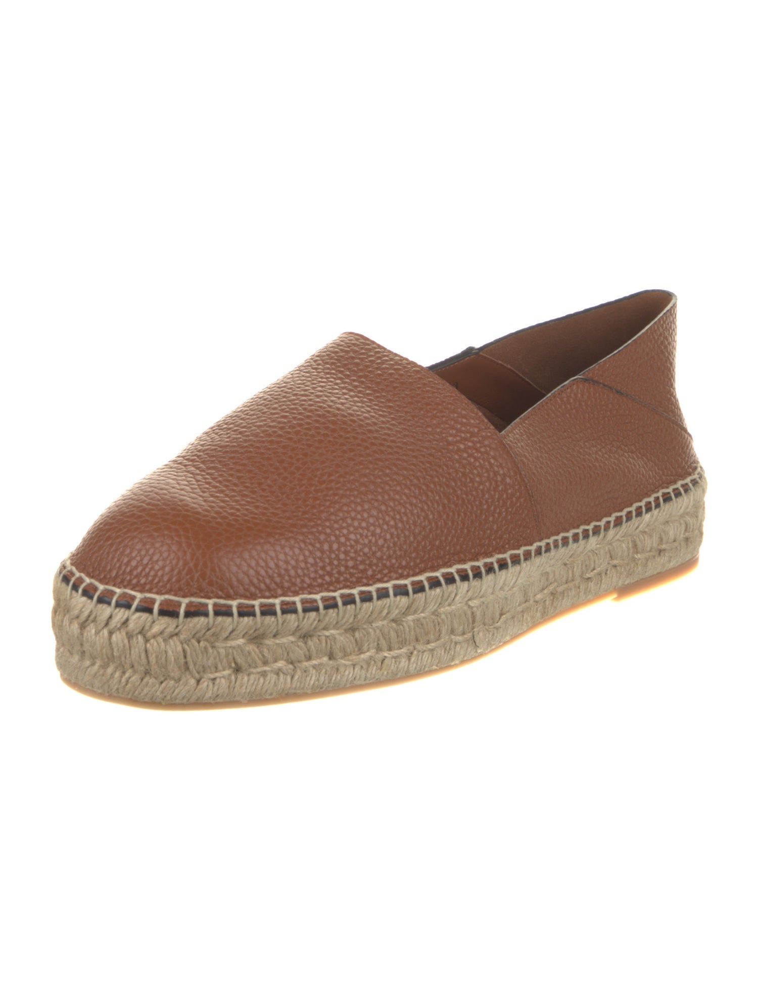 Valentino Vlogo Leather Espadrilles