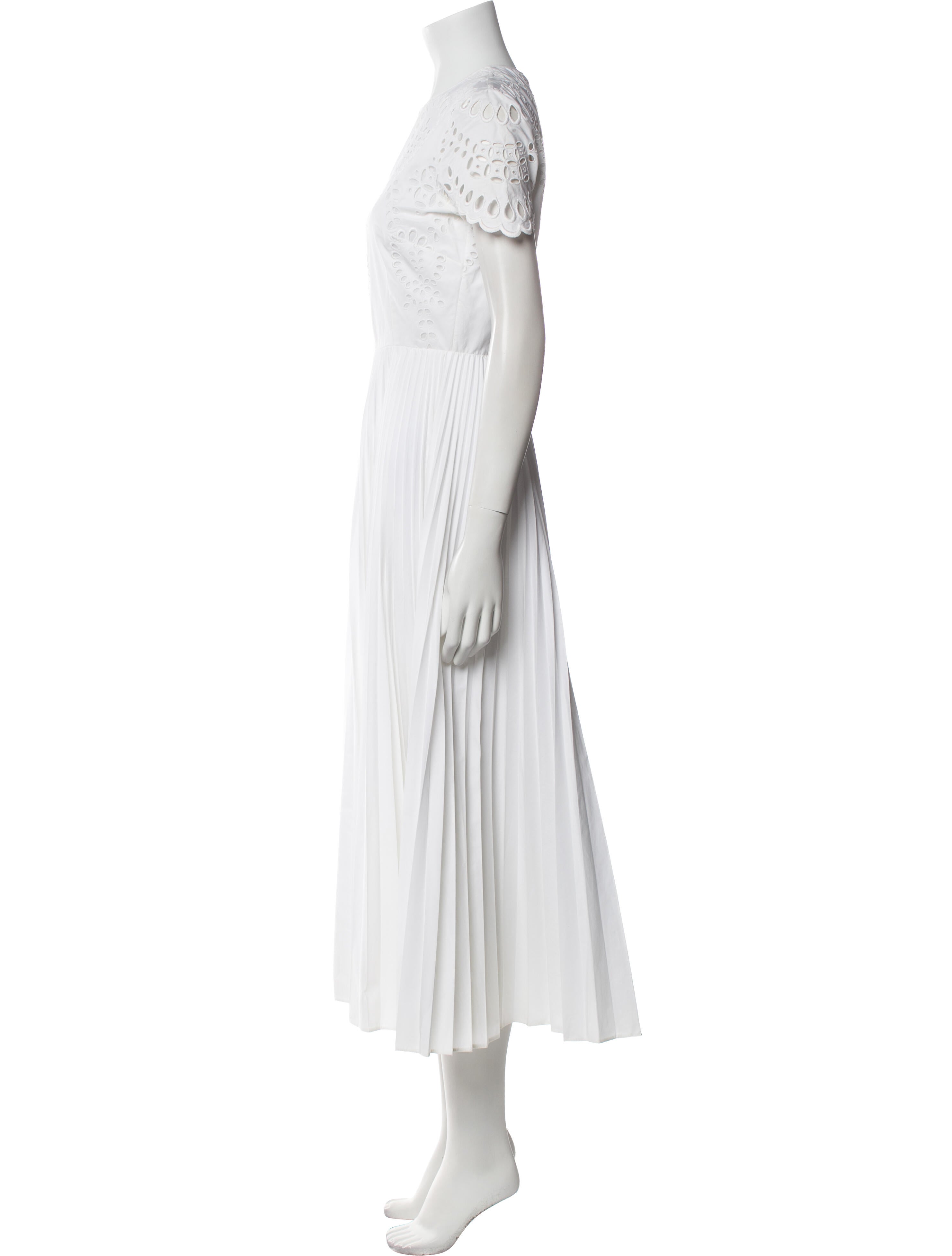 Valentino Crew Neck Long Dress