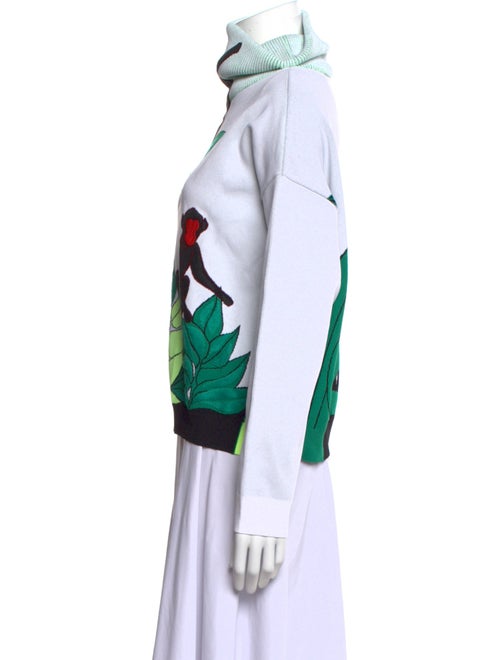 Valentino Printed Turtleneck Sweater