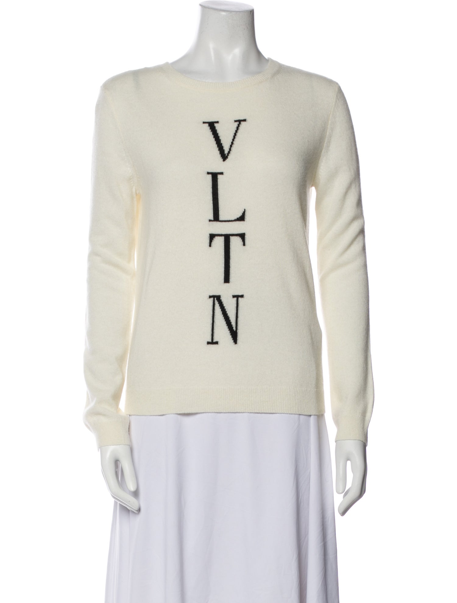 Valentino Wool Graphic Print Sweater w/ Tags