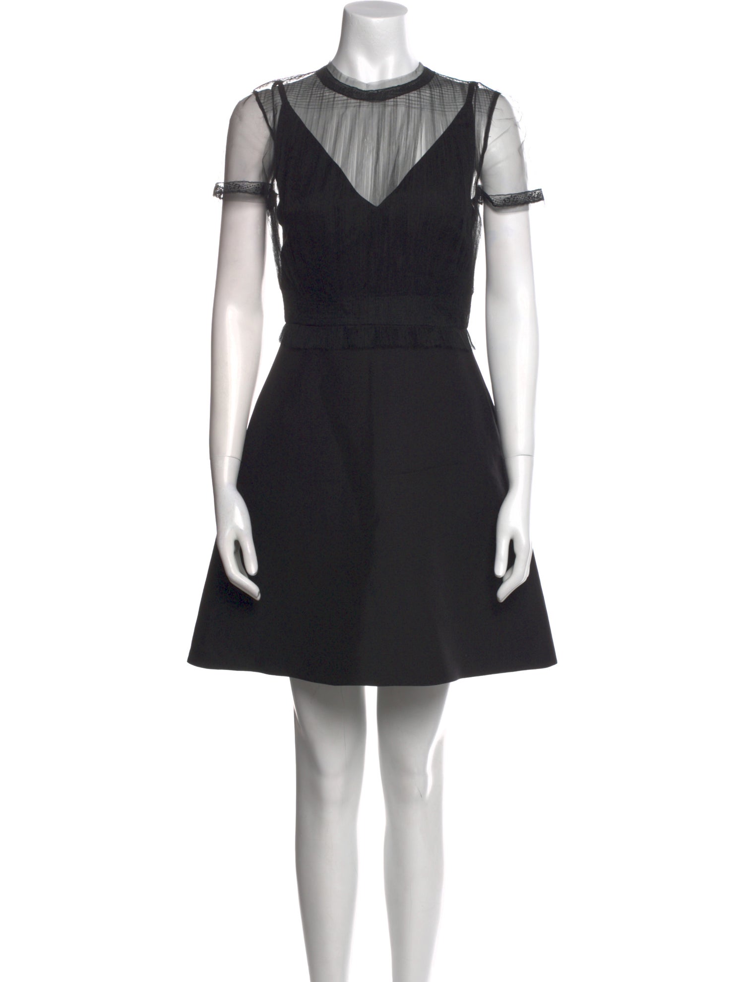 Valentino Virgin Wool Mini Dress