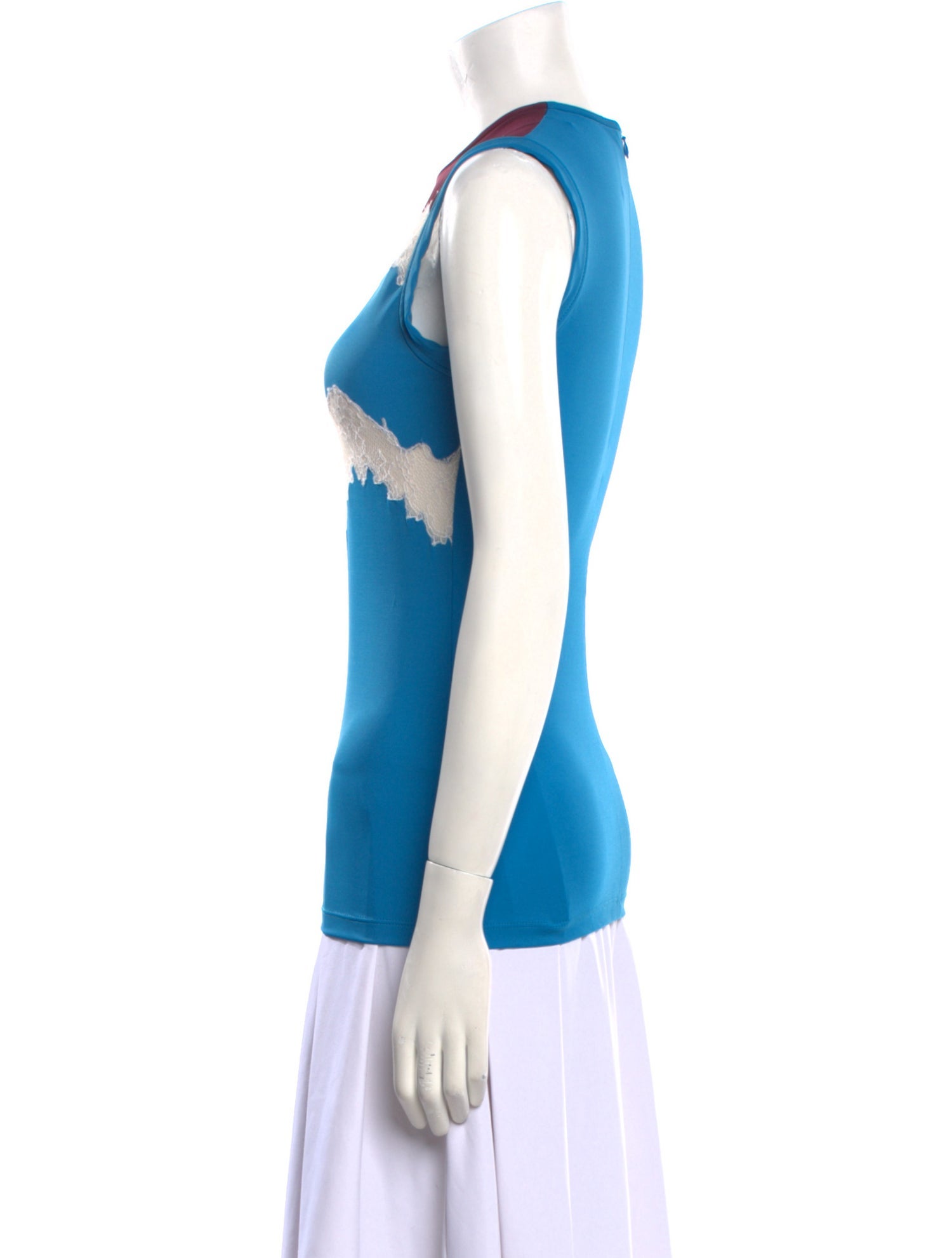 Valentino Printed Crew Neck Top