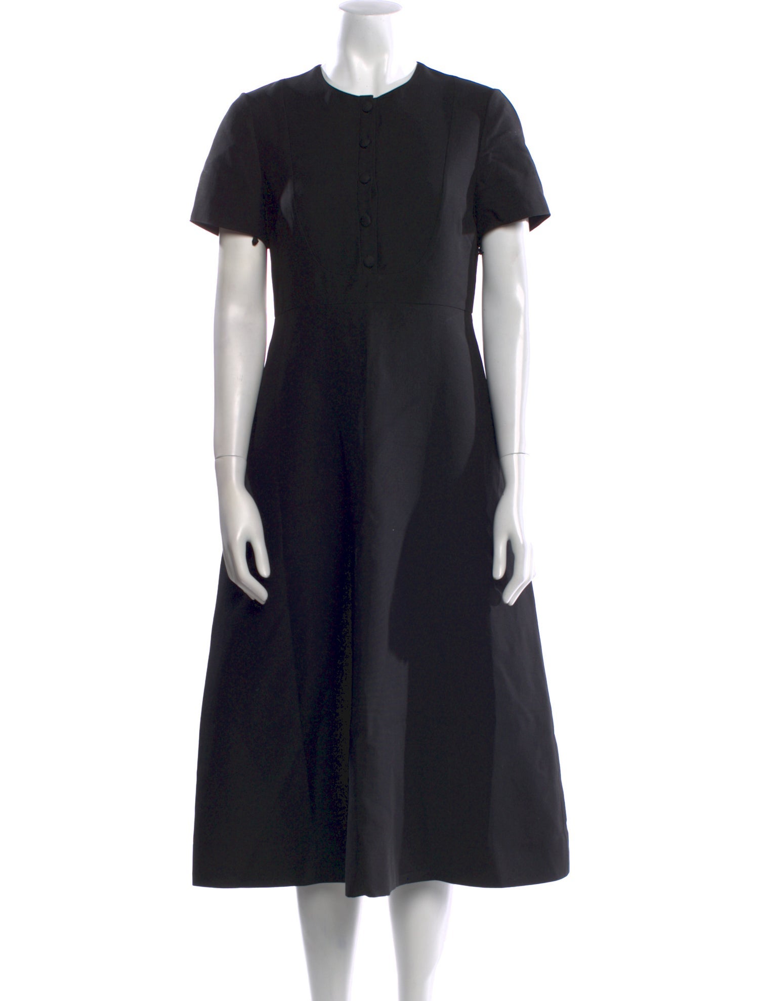 Valentino Virgin Wool Midi Length Dress