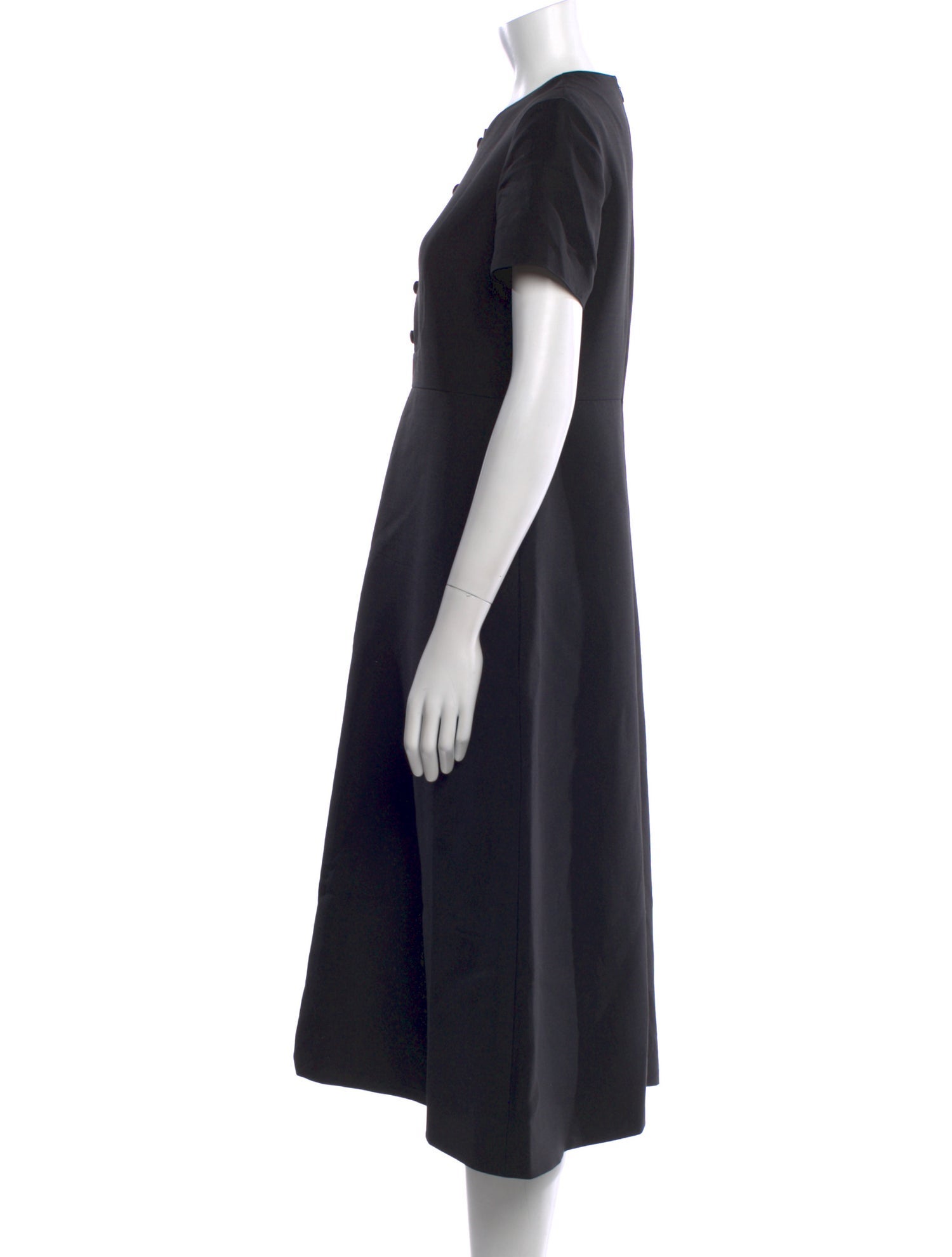 Valentino Virgin Wool Midi Length Dress