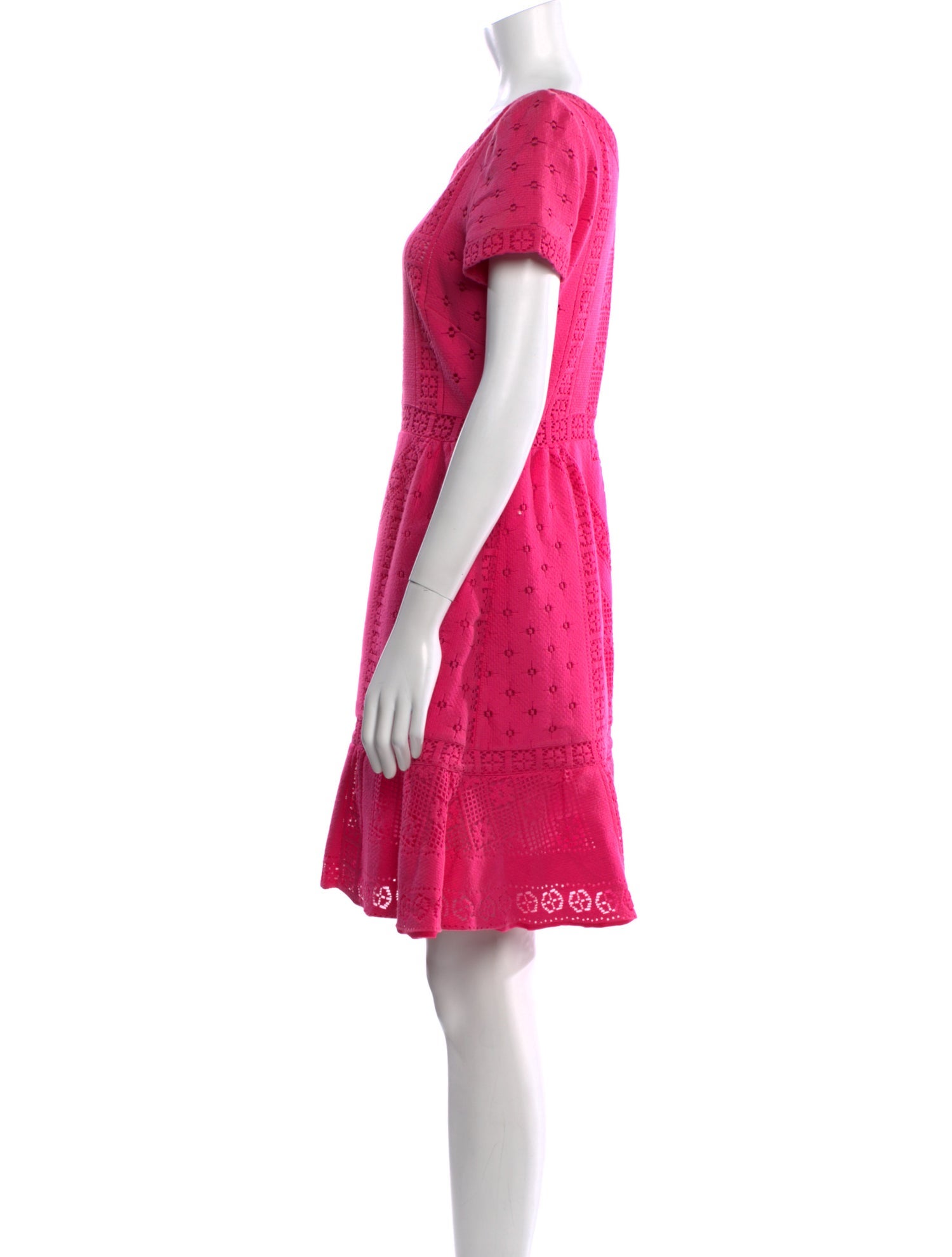 Valentino V-Neck Mini Dress