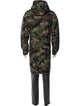 Valentino Rockstud Accents Camouflage Print Parka