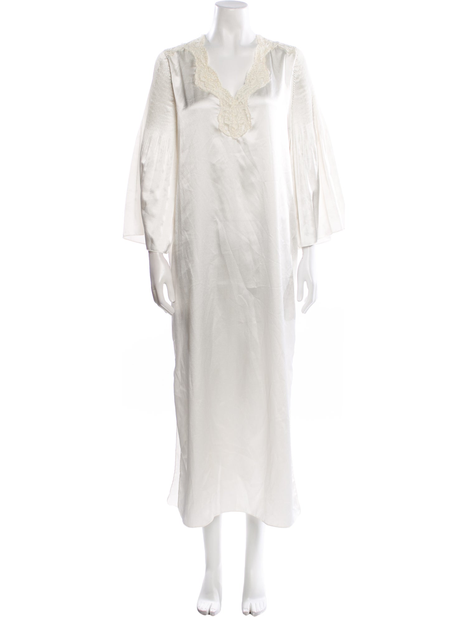 Valentino V-Neck Long Dress