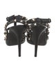 Valentino Rockstud Accents Leather T-Strap Pumps