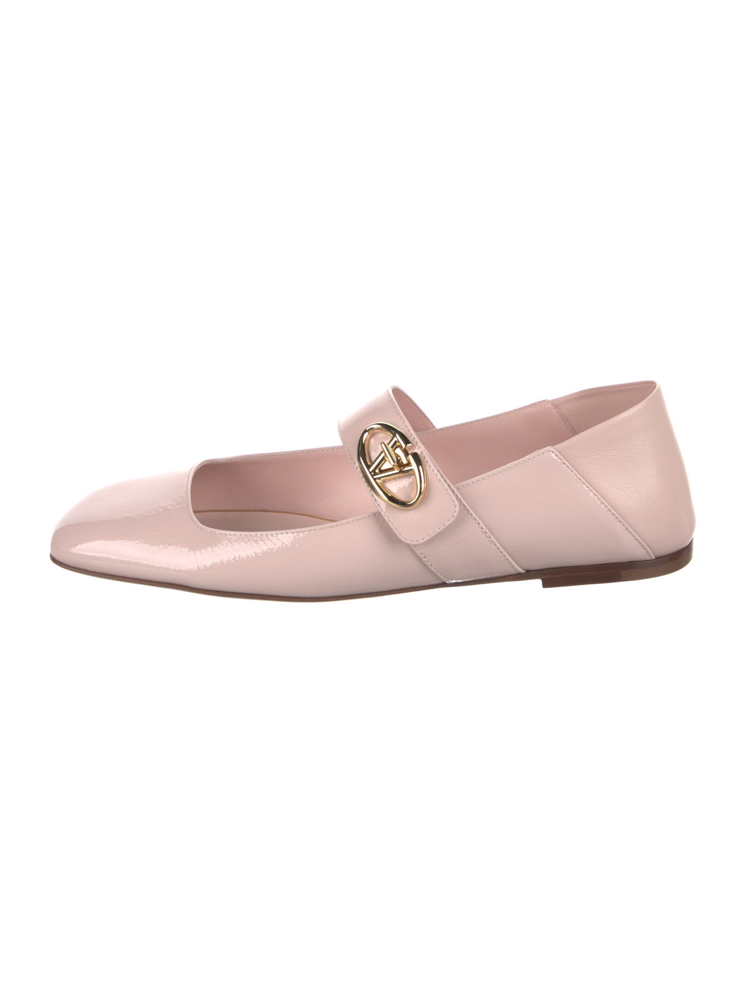 Valentino Leather Mary Jane Flats