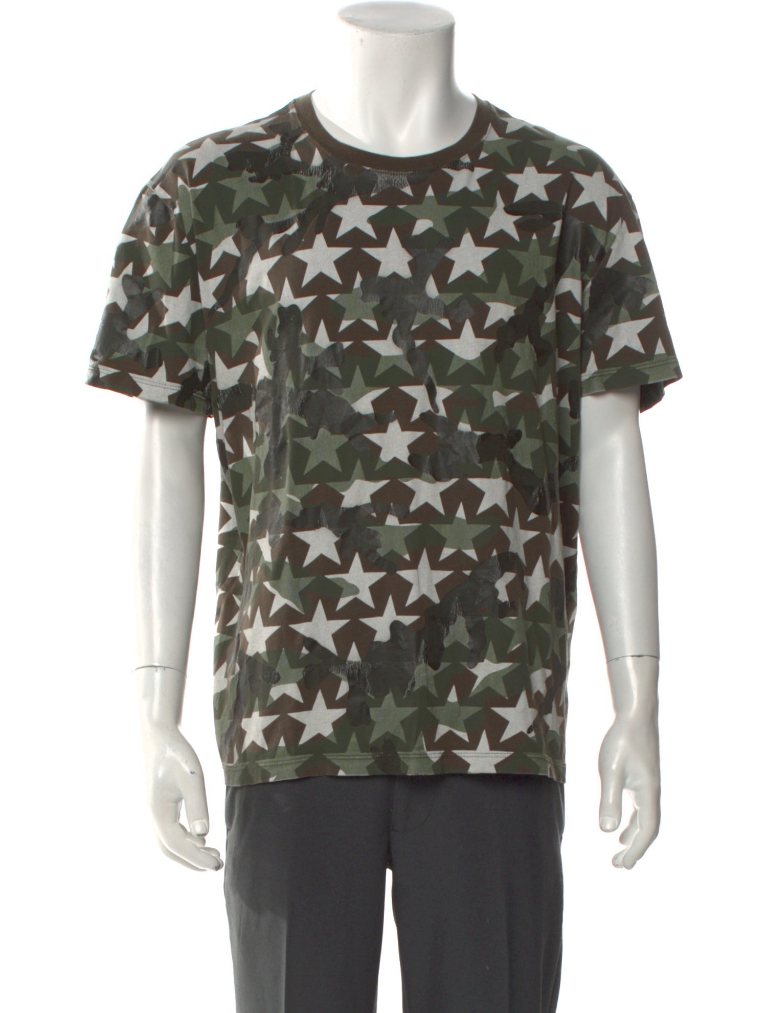 Valentino Printed Crew Neck T-Shirt