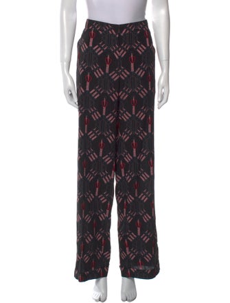 Valentino Silk Wide Leg Pants