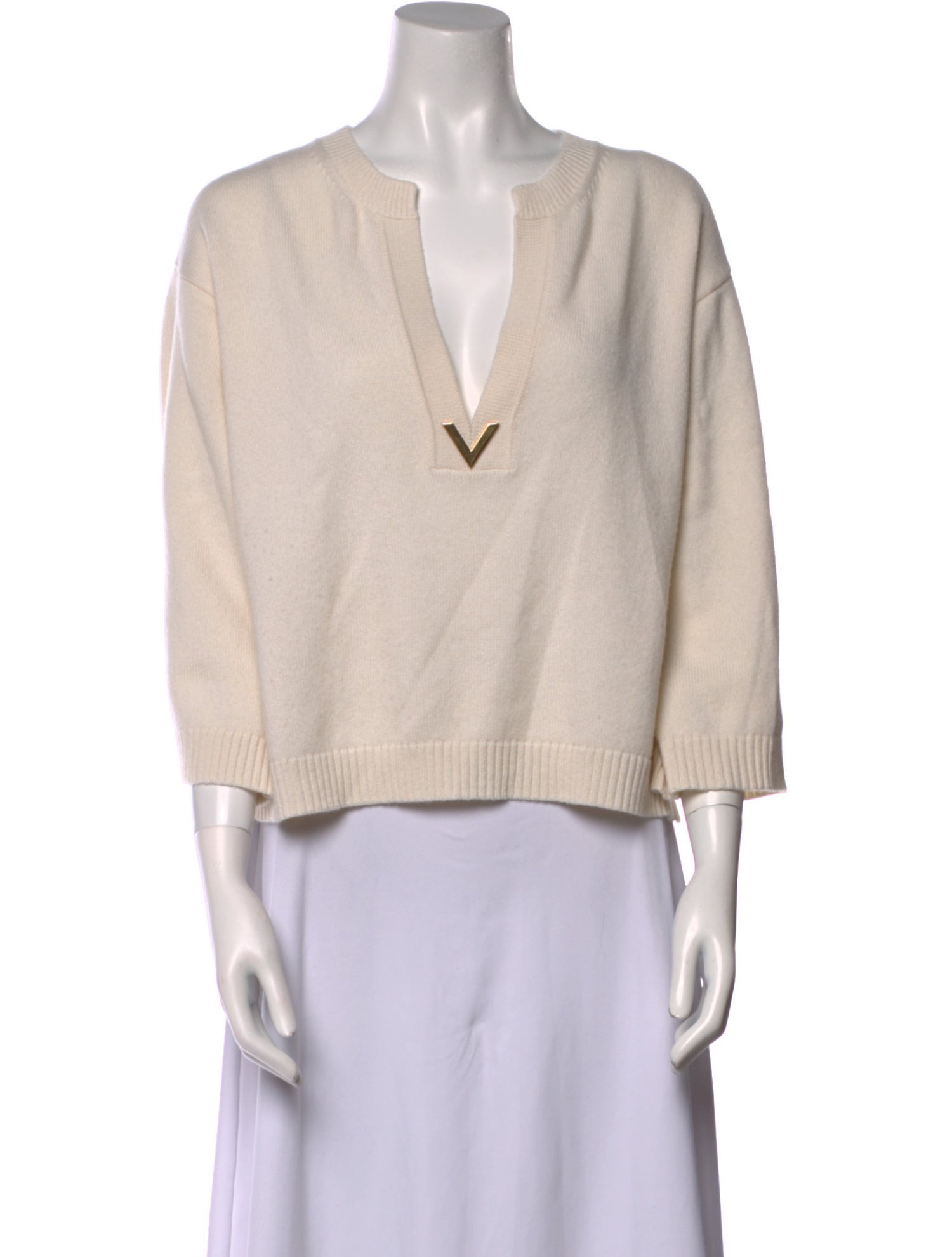 Valentino Cashmere V-Neck Sweater