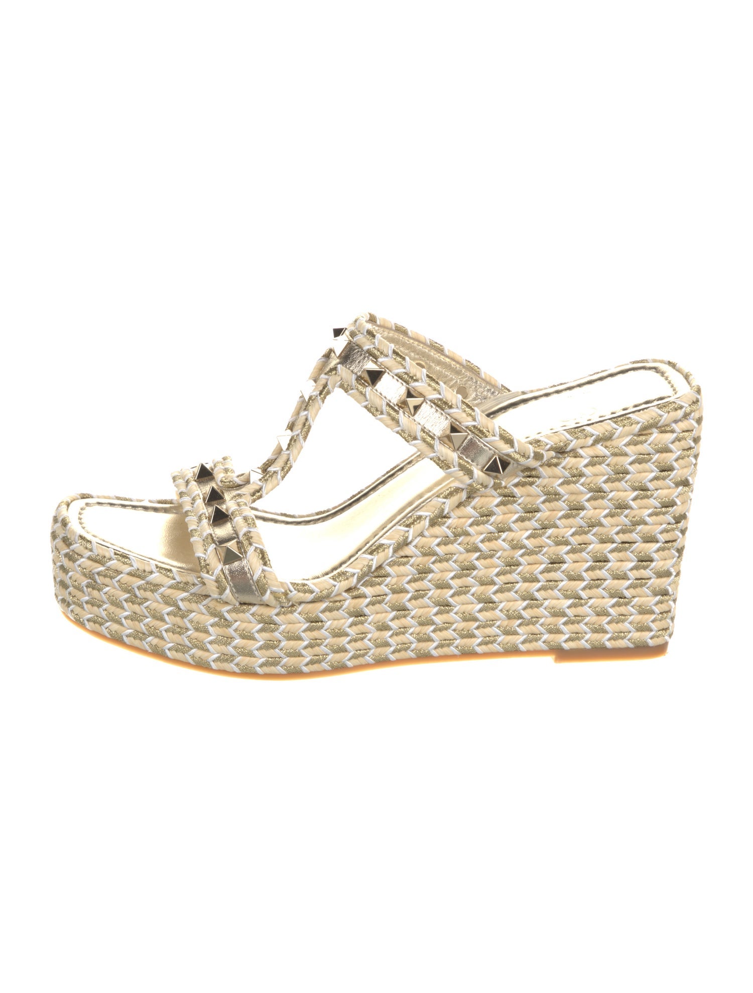 Valentino Rockstud Accents Studded Accents Espadrilles