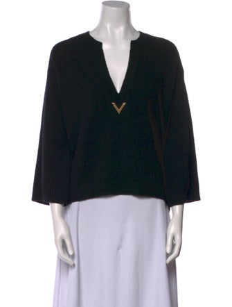 Valentino Cashmere V-Neck Sweater