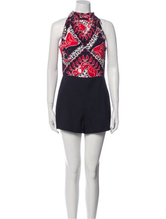 Valentino Silk Printed Romper