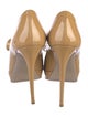 Valentino Patent Leather Bow Accents Pumps