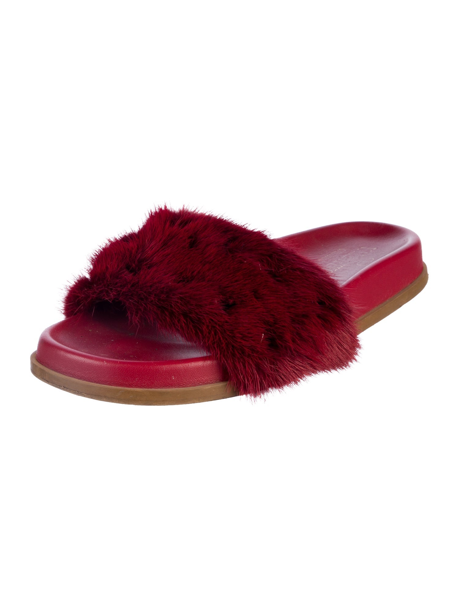 Valentino Rockstud Accents Leather Flats